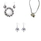 thumbnail image 5 of Qarigey Pendientes de bola de discoteca, collar largo con espejo de estilo Vintage exquisito, joyería estética, accesorio de moda para mujeres y niñas Ropa, zapatos y accesorios Miscelánea Collar Qarigey AP009809-03B, 5 of 6