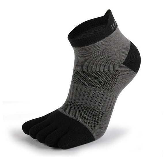 RUISINERY Toe Socks Unisex Adult Five Finger Socks Cotton Sports Running Socks Athlete Ankle Socks with Toe for Men Women Running