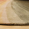thumbnail image 4 of EORC  Hand-Tufted Wool Swirl Rug, Multicolored | Vibrant & Stylish Area - 4' Round, 4 of 5