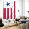 thumbnail image 4 of Print Tapestry Flag Of Liberian Tapestry Wall Hanging Decor For Living Room (60" X 80"), 4 of 7