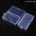 thumbnail image 4 of Caja de almacenamiento transparente de plástico cuadrado, contenedor de cuentas de joyería, caja de accesorios de herramientas de pesca, artículos pequeños, estuche organizador de artículos diversos, 4 of 5