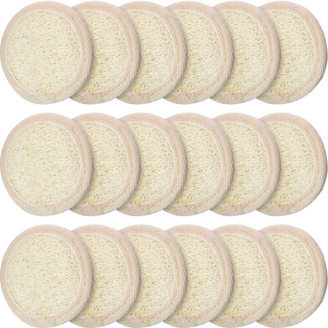 Esponja exfoliante de lufa, baño corporal y facial Boao