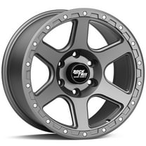 RockTrix RT112 20 inch Wheel Compatible with Chevrolet Silverado 1500 Tahoe 6x5.5" (6x139.7) Bolt Pattern, 20x9 ( 12 Offset, 5.5 Backspace), Gunmetal, Also fits GMC Sierra Yukon and 2019  Ram 1500