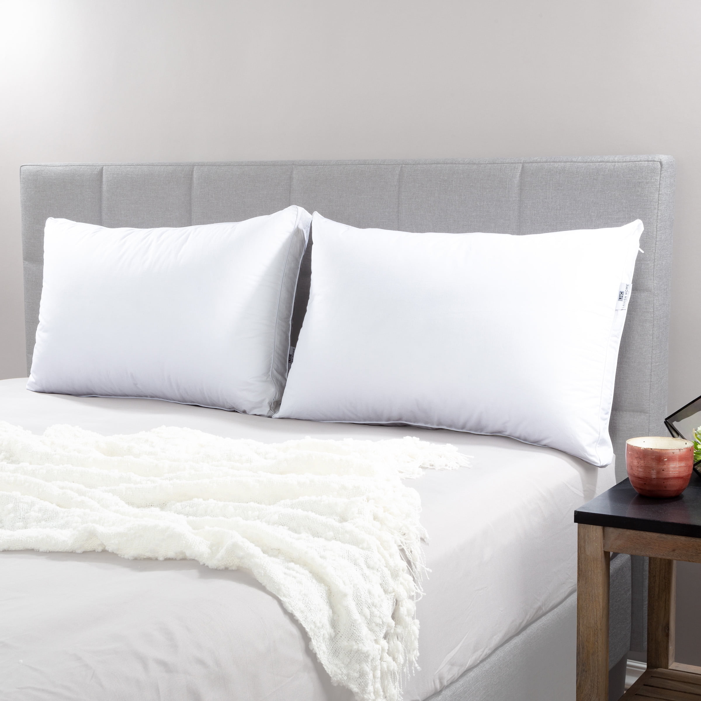 Pillows Luxury Adjustable Loft Memory Foam and Soft Plush Down