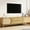 Natural Wood, variant on 60 - 69 inches size | Sliding doors and multifunctional storage | Integrate easily into different interior styles