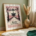 thumbnail image 6 of Kyoto Vintage Poster – Japanese Cherry Blossom Art Print - Kyoto Japan Illustration Travel Poster Floral Architecture Vintage Poster Scenic Unframed Wall Art Print 32 x 48 inches, 6 of 60