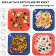 thumbnail image 4 of Alfombrilla de silicona para lamer para perros, alfombrilla de alimentación lenta con ventosa para aliviar la ansiedad, 4 of 8