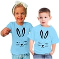 thumbnail image 1 of Jamicy Hauts à Manches Courtes pour Enfants Mode Été Pâques Haut Garçons et Filles Imprimé Décontracté Col Rond Manches Courtes Hauts, 1 of 5