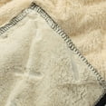 thumbnail image 6 of LYSMORA Mens Quilted Sherpa Lined Hooded Jacket Jogger Pants 2 Piece Winter Tracksuit Windproof Zipper Pocket Warm Sweatsuit Set, 6 of 7