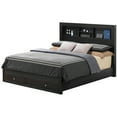 thumbnail image 2 of Burlington Black Full Storage Platform Bed with Storage Drawers and Storage Shelves, 2 of 3