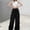 Black, variant on DuoJiaJ Womens Cargo Pants, Wide Leg Streetwear Utility Casual Beige L