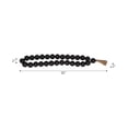 thumbnail image 5 of Wooden Beads Garland with Tassel Accent for Home Decor and Bathroom - Draped Styling Detail for Office, Room and Living Room - Shelf and Coffee Table Decor for Styled Surfaces - 2", Black, 5 of 11