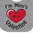 thumbnail image 4 of Inktastic I'm Mimi's Valentine Boys or Girls Baby Bib, 4 of 4