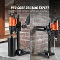 thumbnail image 5 of 10" Concrete Core Drill Rig, 2500W Wet Drill with Stand & Wheels, 750RPM, 1-1/4" Thread for Brick, Block, Stone, 5 of 5