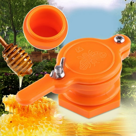Dvkptbk Honey Shaking Machine Plastic Bee Honey Tap Gate Beekeeping Extractor Bottling Tool Home & Garden