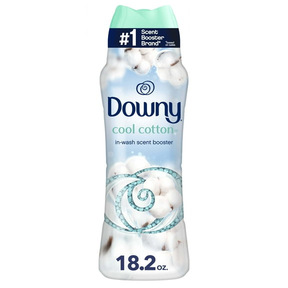 Downy In-Wash Laundry Scent Booster Beads, Cool Cotton Scent, 18.2 oz