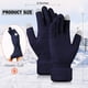 thumbnail image 2 of 4 pares de guantes de invierno para mujer con pantalla táctil, cálidos guantes de punto con forro polar y puños elásticos, guantes de invierno para enviar mensajes de texto, 2 of 7