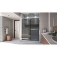 thumbnail image 5 of Encore 56-60 Inch W x 76 Inch H Semi Frameless Bypass Sliding Shower Door in Chrome and Gray Glass, 5 of 9