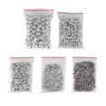 thumbnail image 1 of 300pcs Mixed Size High Gloss Pearl Studs With Large Holes Set, 1 of 8