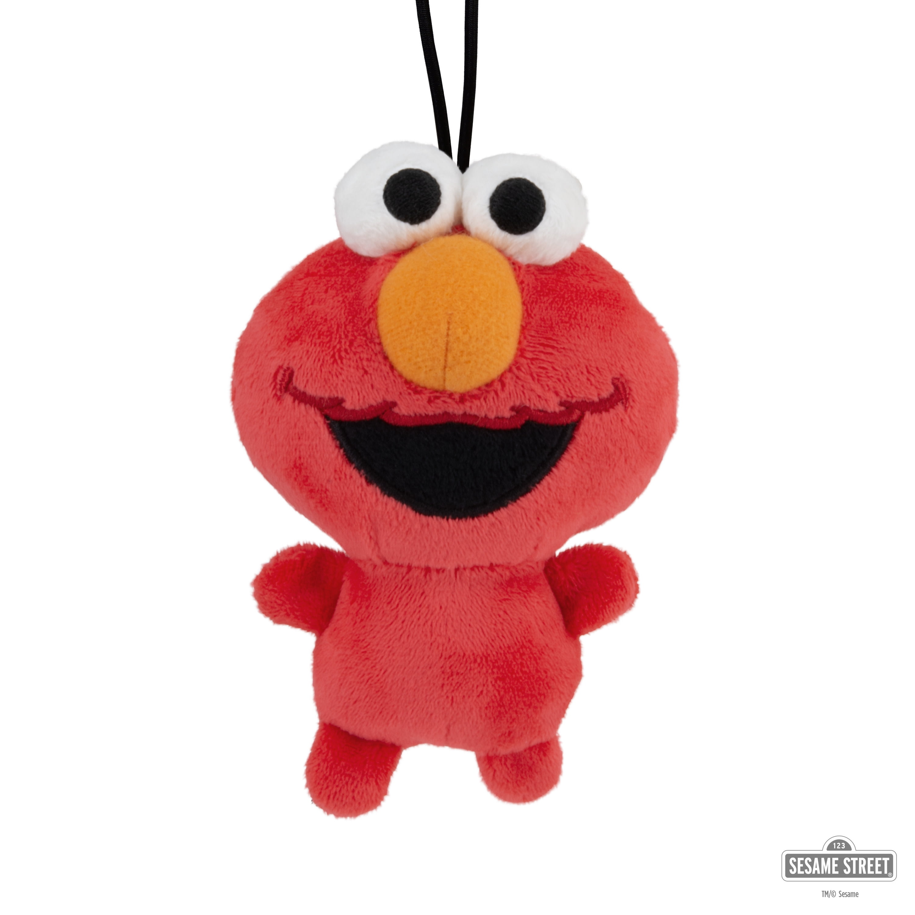 Hallmark Christmas Ornament (Sesame Street Elmo, Plush Fabric), 1 Count