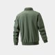 thumbnail image 2 of Mens Jacket Cargo Casual Work Coats Long Sleeve Pocket Coat Zip-Up Loose Top, 2 of 8