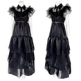 thumbnail image 2 of Wednesday Adams Family Comedy Cos Bal Wednesday Robe Noire, 2 of 3