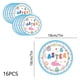 thumbnail image 3 of Pack de 16 platos para la fiesta de Pascua | Platos desechables de primavera Papel multicolor | Decoraciones de Feliz Pascua Diseño vibrante | Tamaños grandes de 9" y 7" | Resistente a los desgarros, 3 of 6