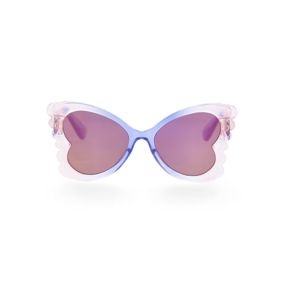 Justice Girls Butterfly Sunglasses, Purple