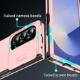 thumbnail image 4 of Decase for Samsung Galaxy Z Fold 7 5G 2025 Case with Slide Lens Cover, Rugged Hard PC + TPU Bumper Hybrid Cover ,Military Grade Shockproof Hard PC Phone Case for Samsung Z Fold 7 5G,Pink, 4 of 7