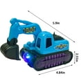 thumbnail image 4 of Viflosae Outdoor Toys for Kids Ages 4-8 Stocking Stuffers for Kids Encourages Parent-Child Bonding Kids Toys Simulation Excavator Model Universal Music Glowing Educational Educational Toys, 4 of 9