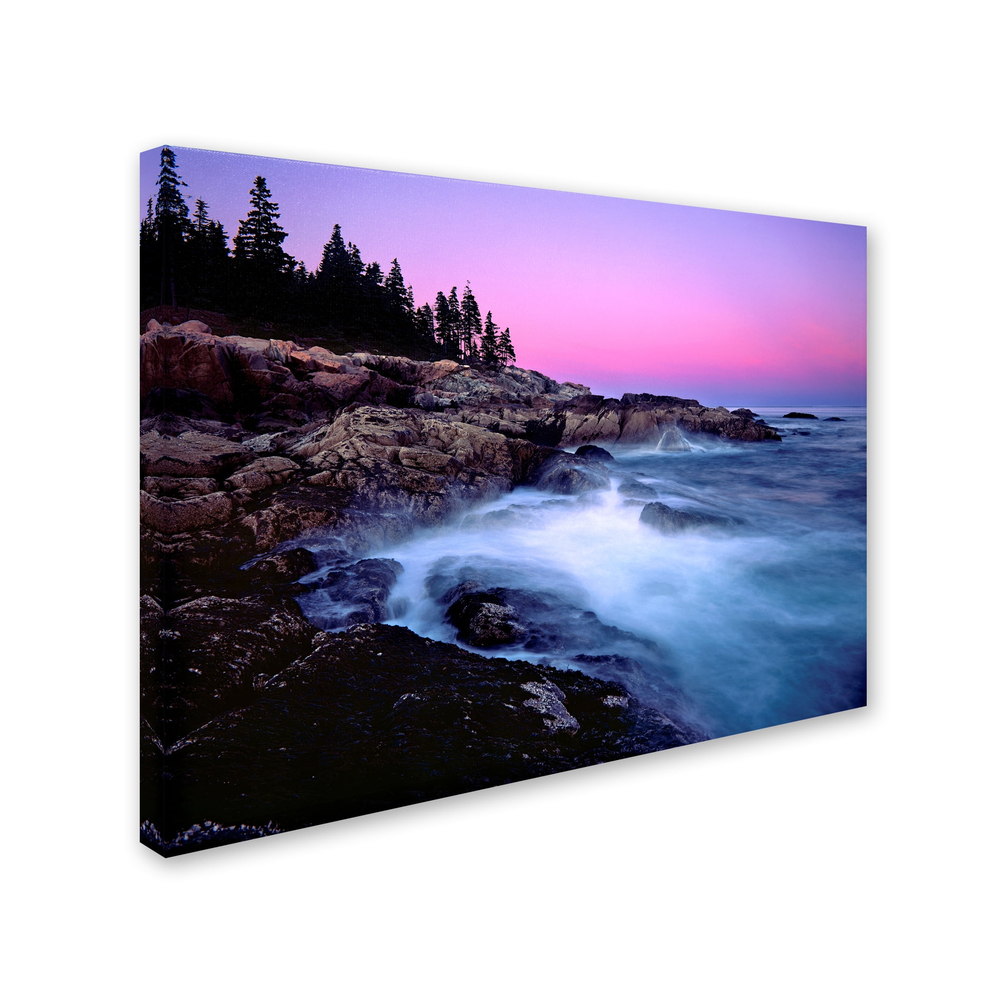 Trademark Fine Art 'Acadia Dusk' Canvas Art by Mike Jones Photo