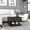 Brown, variant on Lift Top Table with Casters | Perfect for Modern Living Room Settings | Has Spacious Surface and Side Shelf