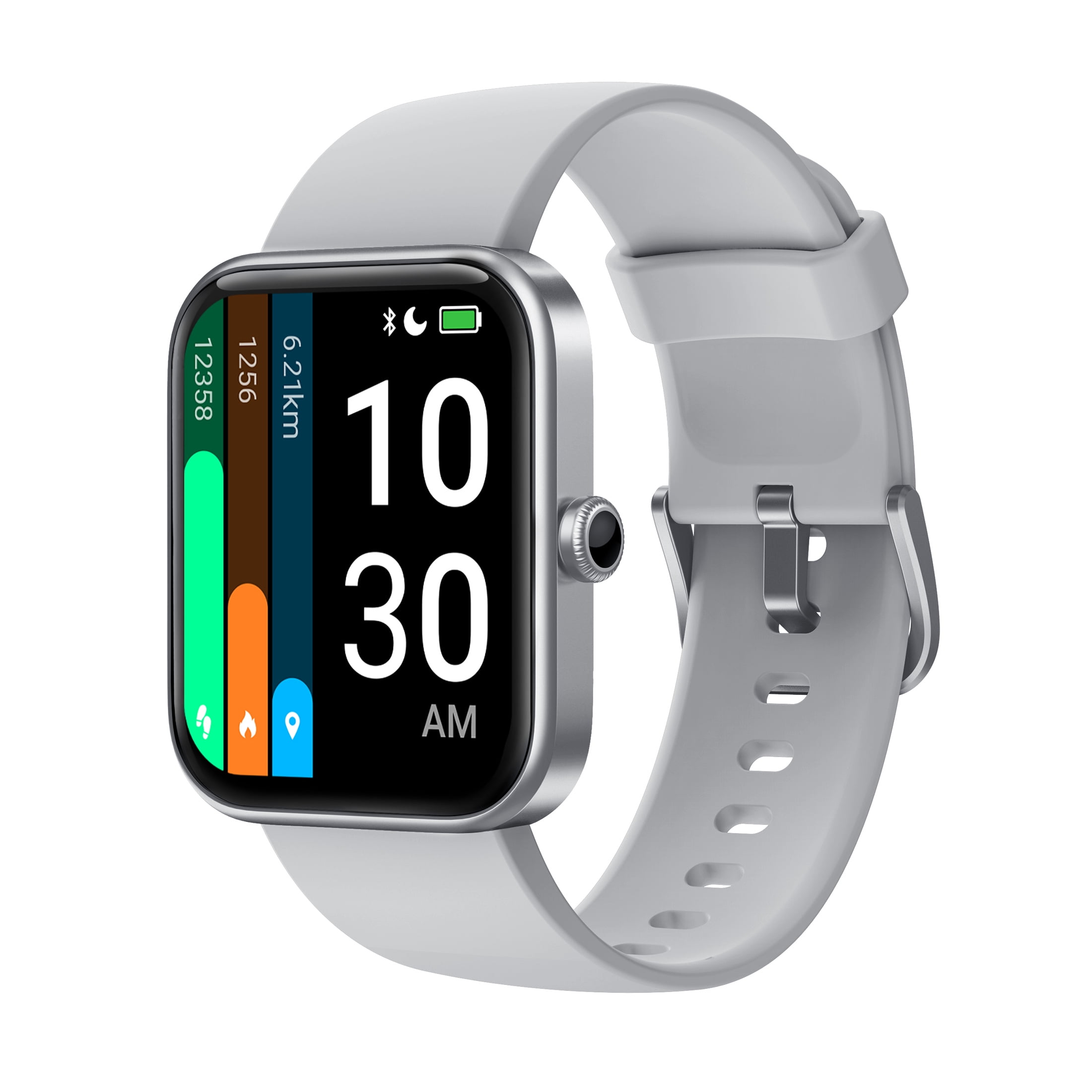 YAMAY 1.69" Bluetooth Smart Watch for Android iOS Samsung Phones, Blood