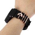 thumbnail image 4 of BESTYASH 4Ud Anillos Decorativos Dorados Para Correa Smartwatch Con Detalles Exquisitos, 4 of 8