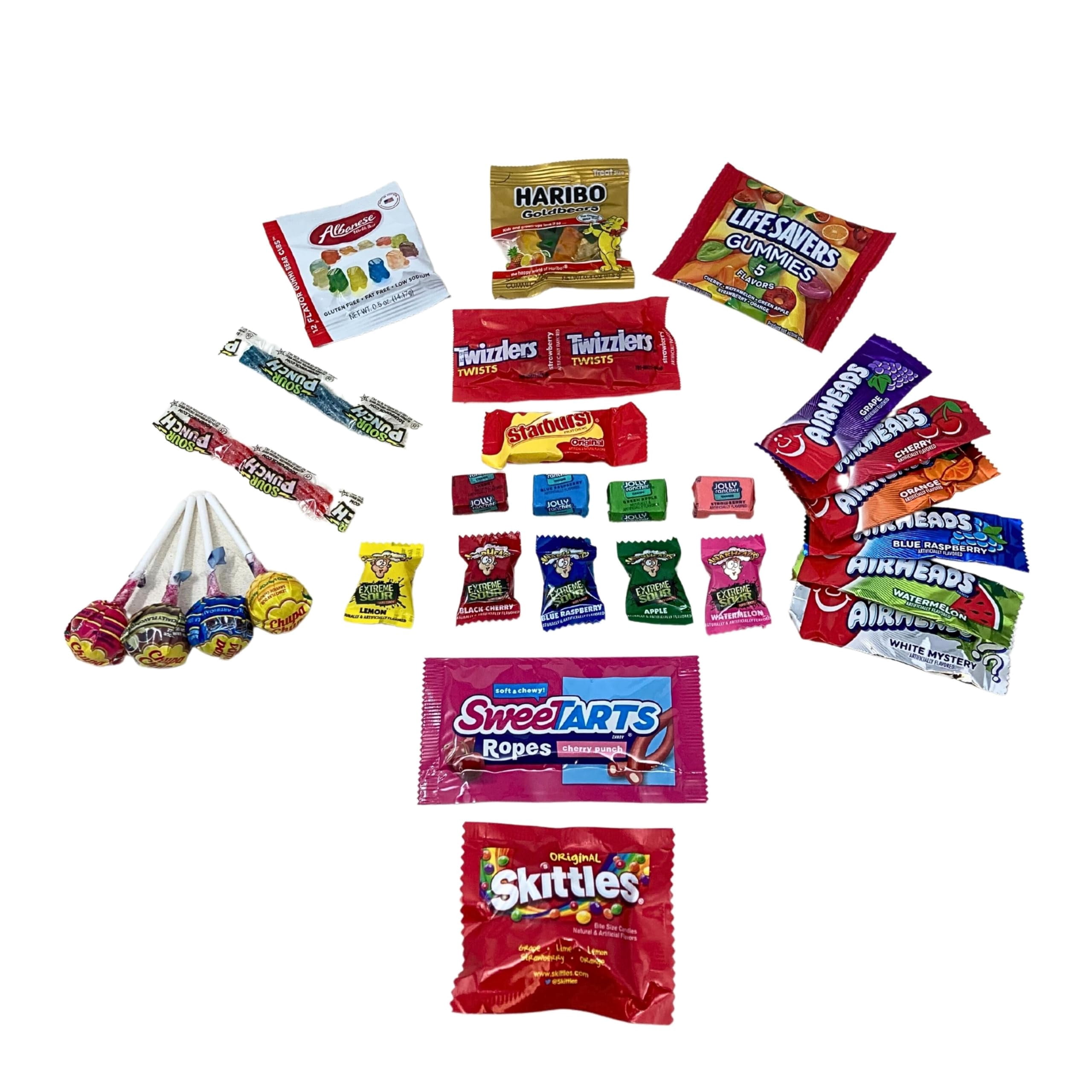 Holiday Candy Assorted Giant Huge Party Candy Mix-6-lbs-Holiday,Candy Individually Wrapped Bulk Candy Variety Pack Skittles,Starburst,Gummies,Lollipops,Funsized,Mars & More! (96-Oz)
