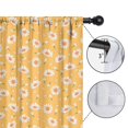 thumbnail image 4 of Blackout Kids Curtains,Yellow Daisy Flower Retro Pattern Childrens Insulated Curtains Set Of 2,Bedroom Essentials,Toddler Room Decor 42"x54", 4 of 5