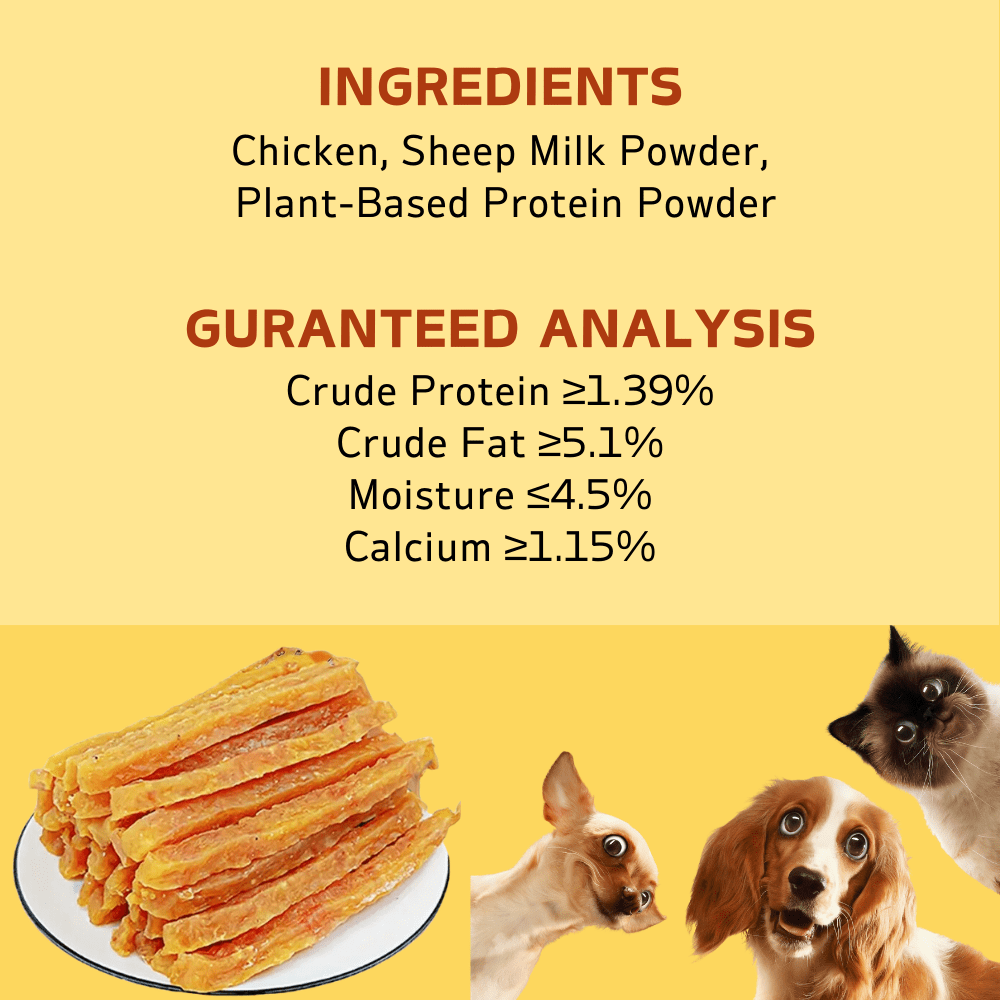 2.64lb/1.2kg Mixed Flavor Series, Easily Digestible, Dog Chews Long Lasting, And High Protein, Low Fat, Perfect Training Reward Snack For Small, Medium and Large Dogs