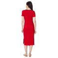 thumbnail image 2 of Vestido Tommy Hilfiger Midi acanalado para mujer Scarlet - XL, 2 of 2