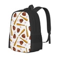 thumbnail image 2 of Vsdgher Baseball Sport Print Backpack for Women Men School Bookbag with Laptop Compartment for College Work Travel, Simple Fashion Casual Daypack, Fit 15" Laptop, 2 of 8