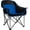 Blue, variant on Padded Camping Chair Heavy Duty Quad Fold Arm Chair Portable for Outdoor - Support 450LBS, Black