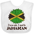 thumbnail image 3 of Inktastic I'm So Cute, I Must Be Jamaican Jamaica Flag Sunflower Boys or Girls Baby Bib, 3 of 4