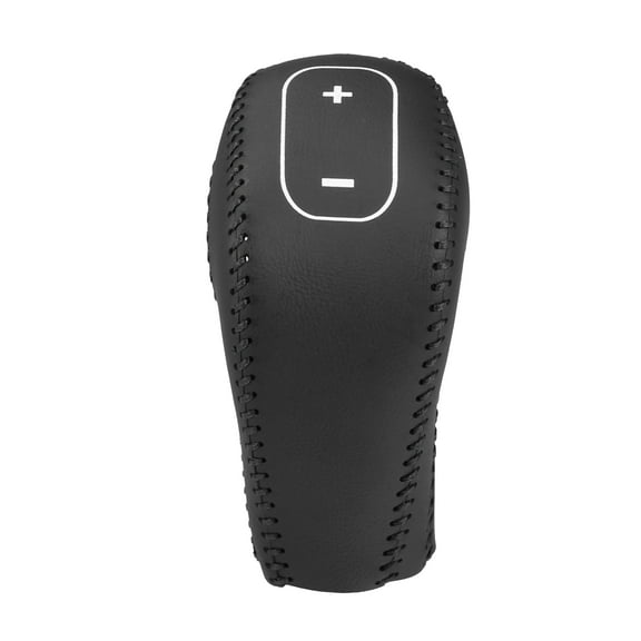 Unique Bargains Gear Shift Knob Cover for Buick Encore 13-15 with Stitches Durable Interior Transmission Shifter Boot Lever Cover Faux Leather 1 Pcs Black