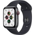 thumbnail image 1 of Apple Watch SE 1ra generación GPS + Celular Caja de aluminio Gris espacial 44 mm Con correa deportiva Midnight, 1 of 2