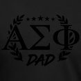 thumbnail image 3 of CafePress - Alpha Sigma Phi Greek Dad T Shirt - Mens Tri-blend T-Shirt, 3 of 4