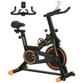 thumbnail image 1 of Soozier Vélo d'Exercice Stationnaire Vertical avec Résistance Moniteur LCD Orange, 1 of 10