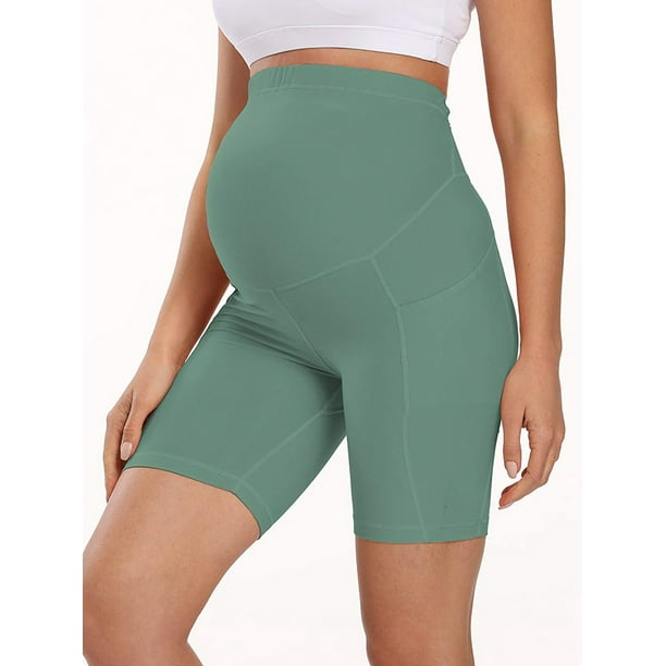 Amavo Avamo Pregnancy Women Short Leggings Under Dress Maternity Yoga Shorts Over The Belly Ladies Seamless Maternity Shapewear High Waist Shorts Underwear Walmart Com Walmart Com