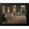 thumbnail image 2 of Degas, Edgar 24x19 Black Modern Framed Museum Art Print Titled - Ballet Rehearsal, 2 of 5