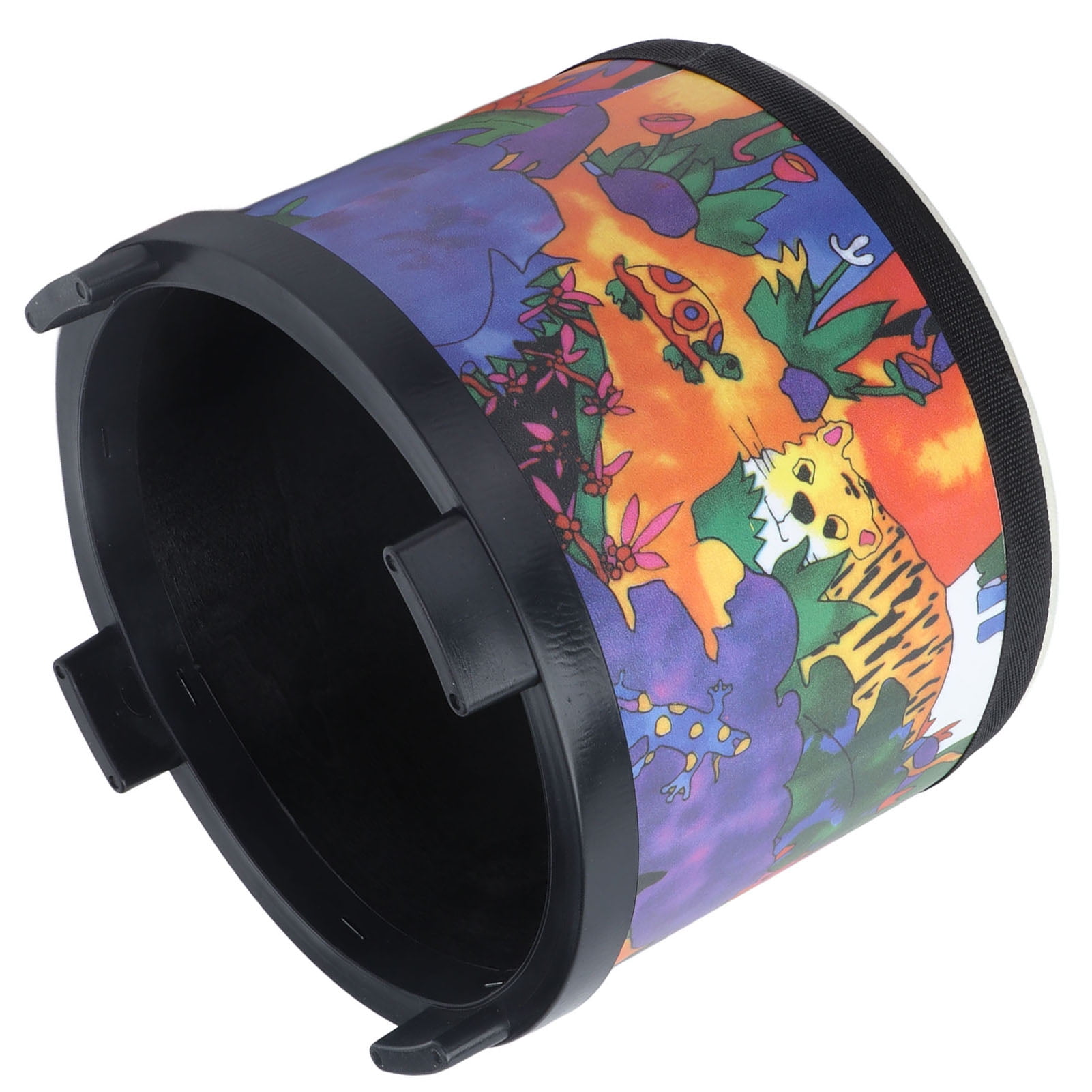 Kids Floor Tom Drum, Special Gift Cute Pattern Easy To Play Colorful