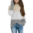 thumbnail image 1 of Sherrylily Girl Fuzzy Warm Sweater Chunky Side Slit Jumper Pullover Outwear, 1 of 3