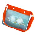 thumbnail image 1 of Starfish Patterned Meshes Beach Essential Holder Ventilated Sand Toy Organizers For Boys Girls Coastal Adventures Pink bag purple belt, 1 of 4
